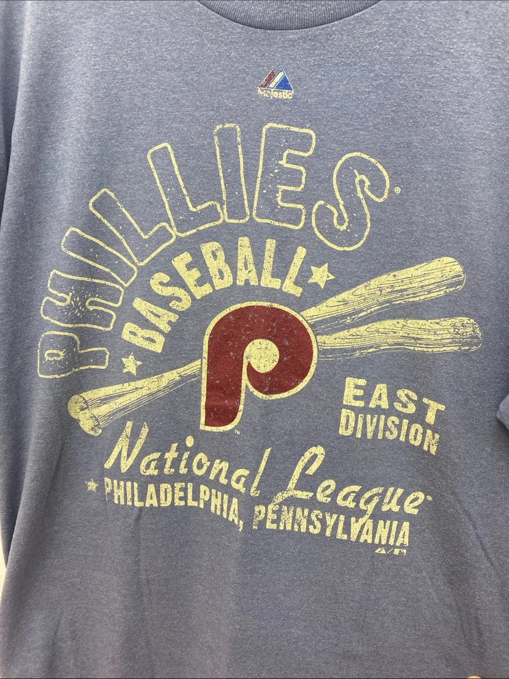 Philadelphia Phillies Vintage Style Baseball Tee (BIN AA)